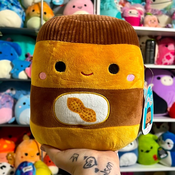 Squishmallows Toys Nwt 8 Brizby The Peanut Butter Jar Squishmallow